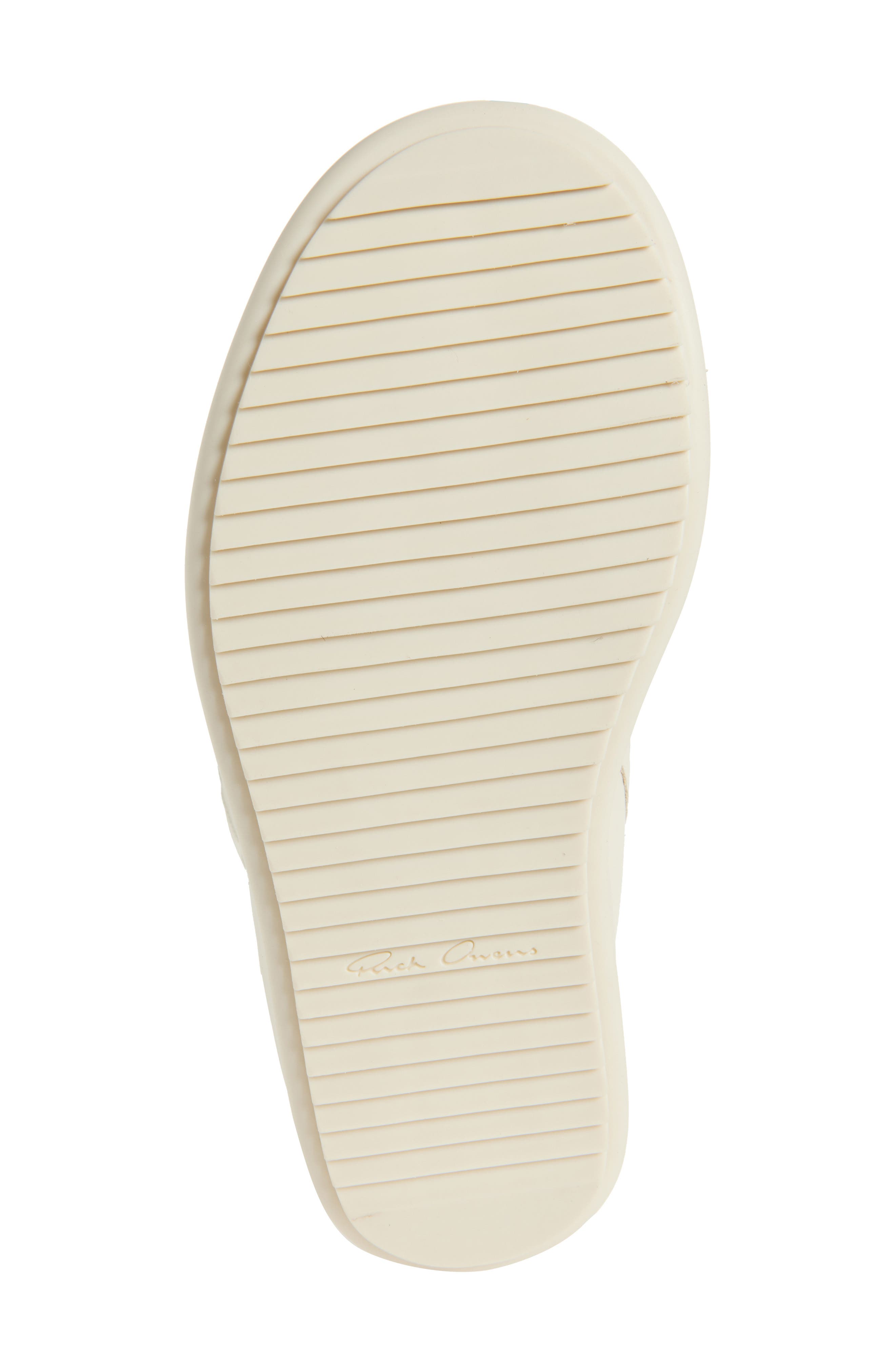 Rick Owens Mega Geobasket High Top Sneaker, Alternate, color, Milk/ Milk/ Milk