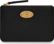 Mulberry Plaque Small Leather Zip Coin Pouch