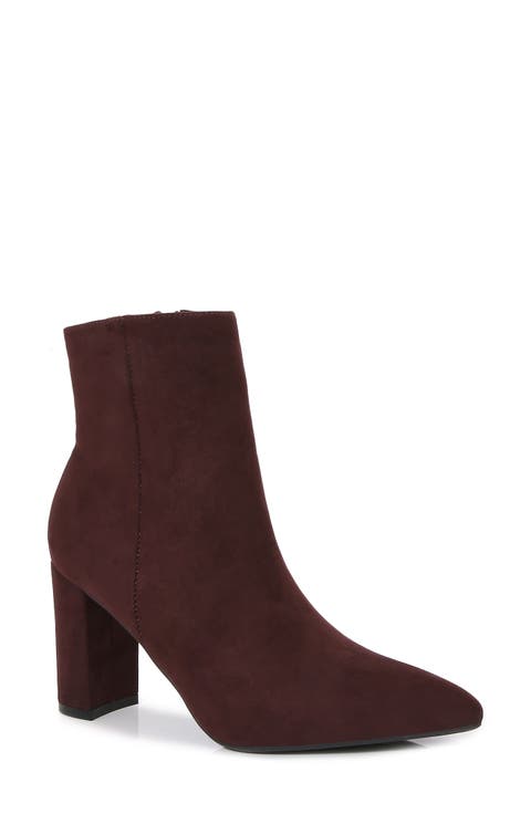 Sara Block Heel Bootie (Women)