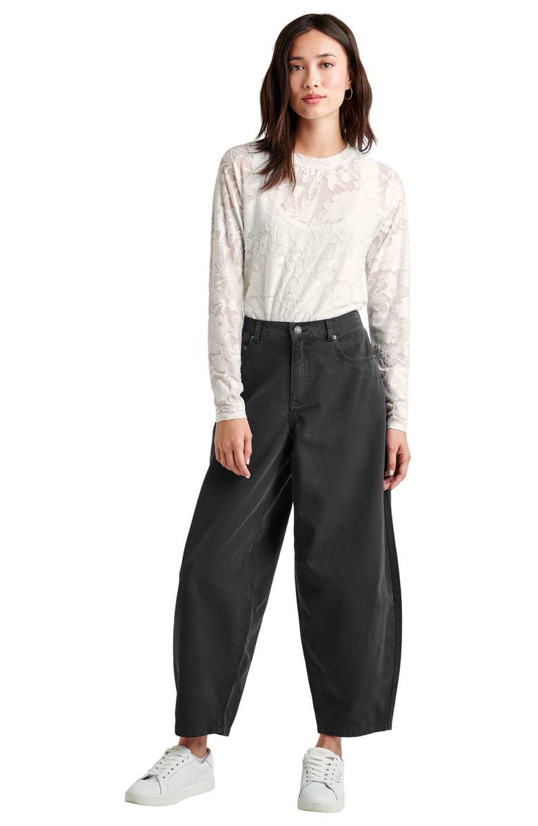 Splendid Cecelia Floral Long Sleeve Top, Alternate, color, Pale Oak