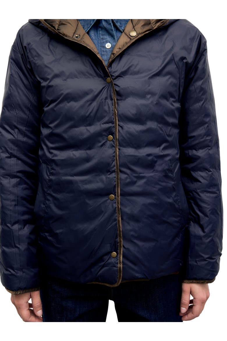 Afra Reversible Jacket, Alternate, color, Cigar
