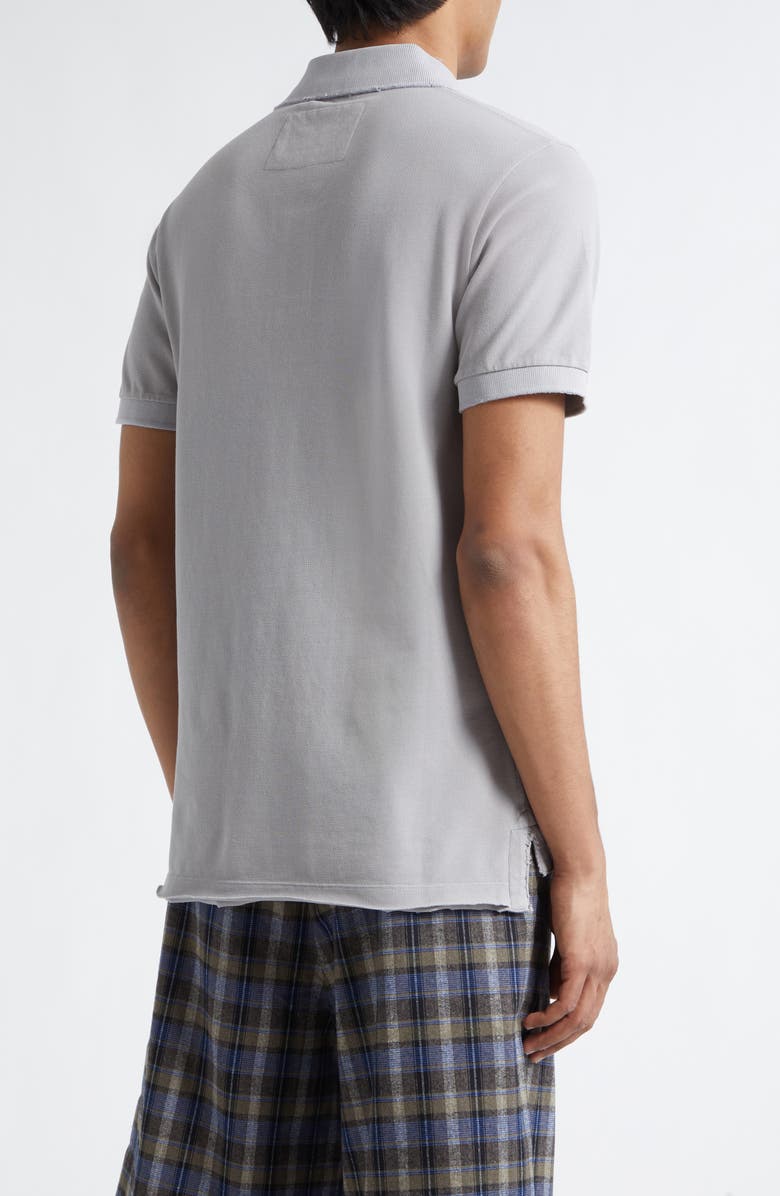 ERL Gender Inclusive Logo Embroidered Polo, Alternate, color, Grey