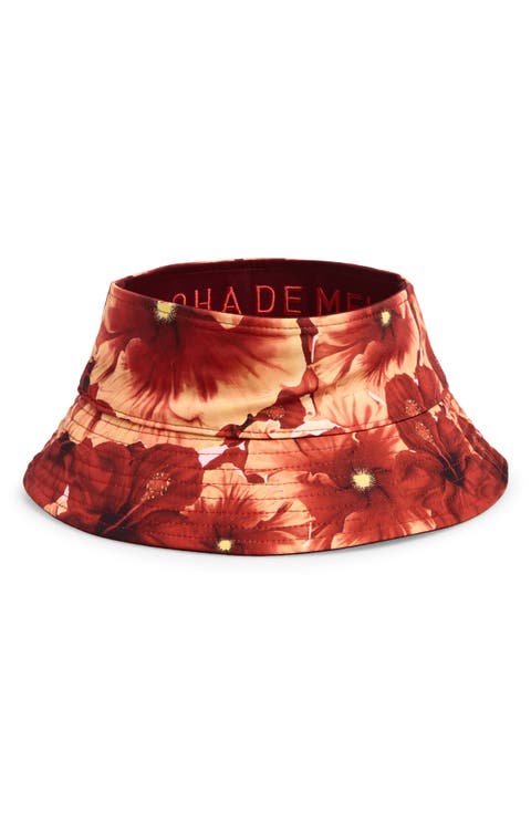 Reversible Cotton Canvas Crownless Bucket Hat