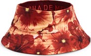 ALOHA DE MELE Reversible Cotton Canvas Crownless Bucket Hat