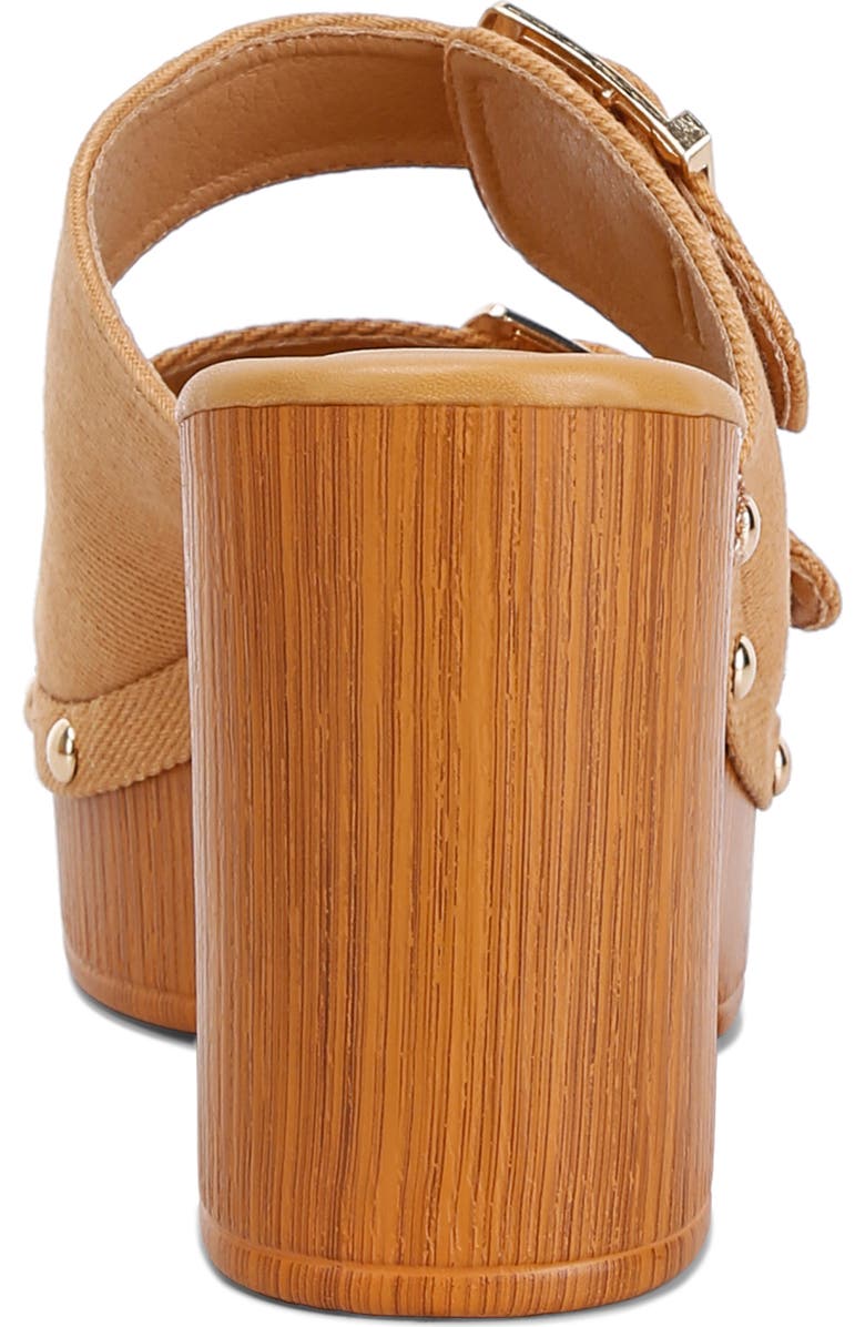 Rag & Co Sarai Buckle Strap Platform Sandal, Alternate, color,