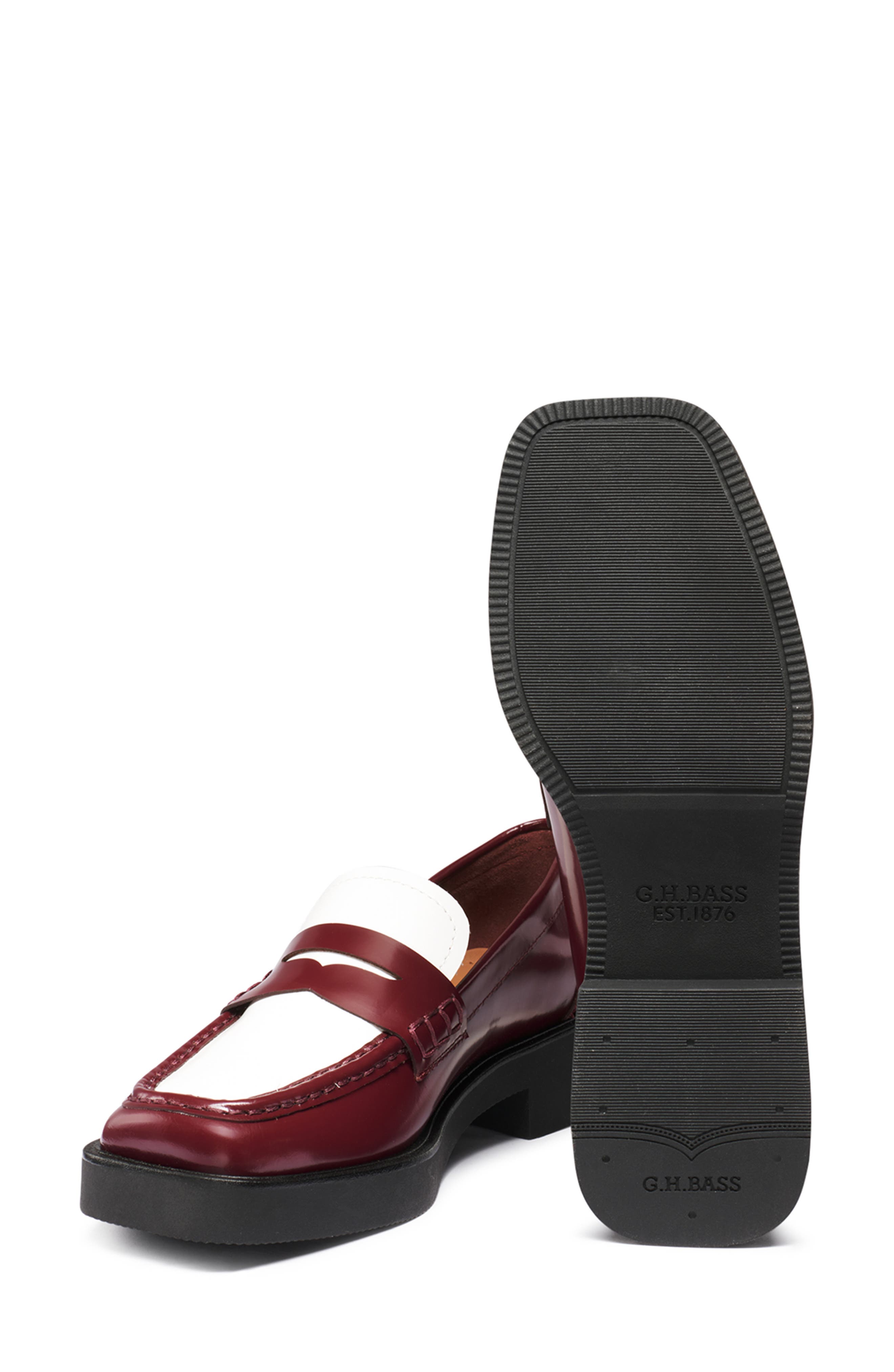 G.H.BASS Bowery Square Toe Penny Loafer, Alternate, color, 