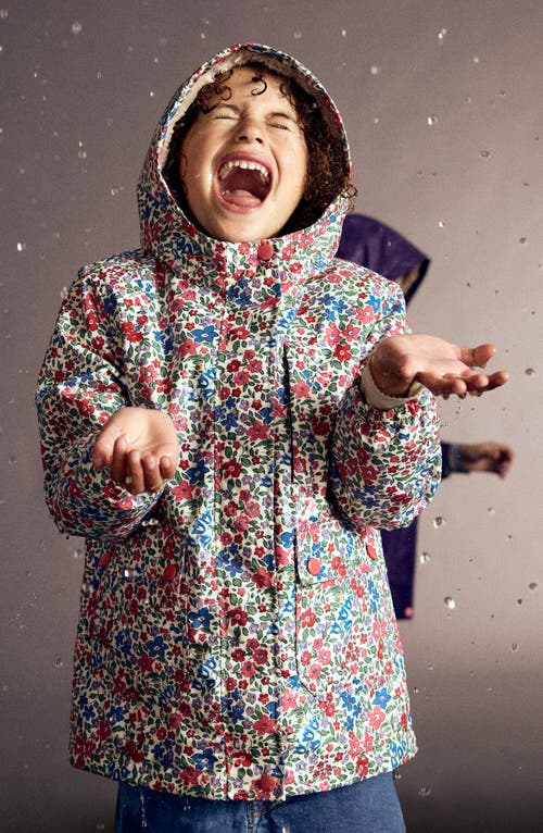 Mini Boden Kids' 4-in-1 Waterproof Jacket In Multi