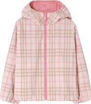 Burberry Reversible Check Hooded Jacket