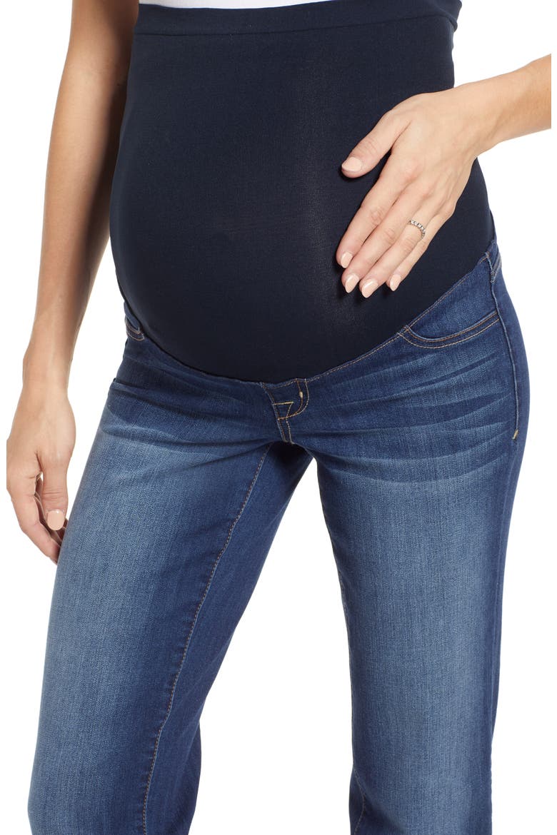 Cuff Straight Leg Maternity Jeans, Alternate, color, ZIGGY