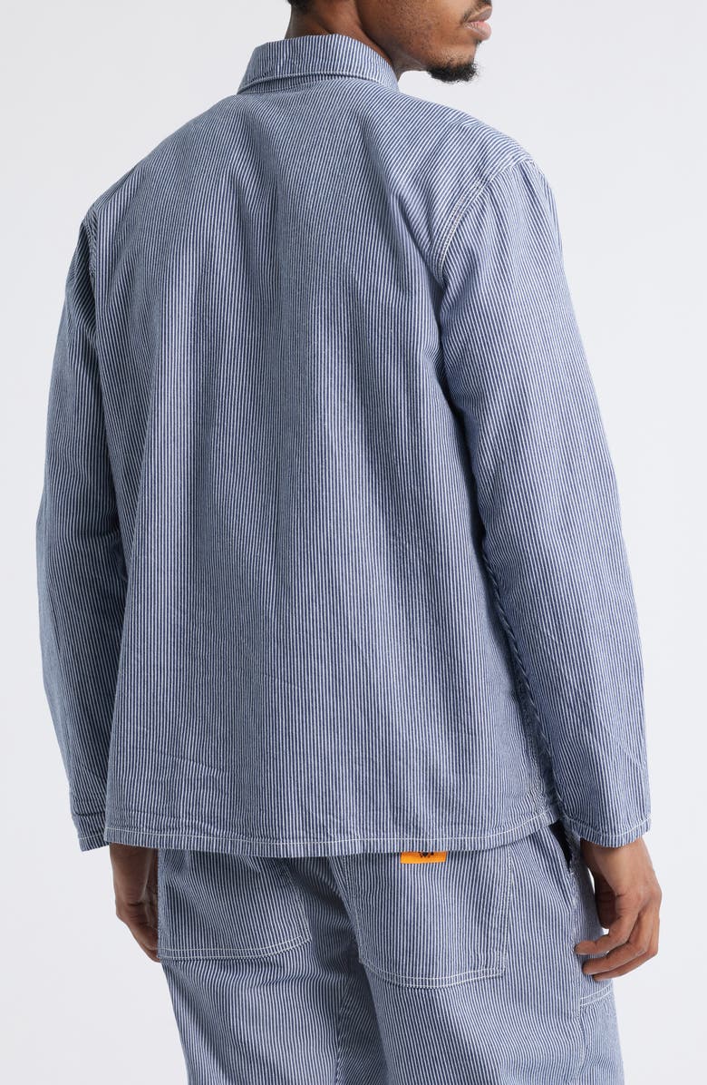 Service Works Hickory Stripe Chore Jacket, Alternate, color, Hickory