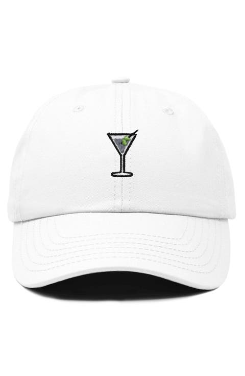 Martini Embroidered Casual Cap