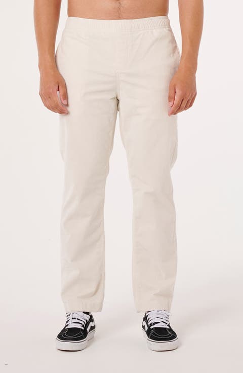Classic Surf Pull-On Straight Leg Corduroy Beach Pants