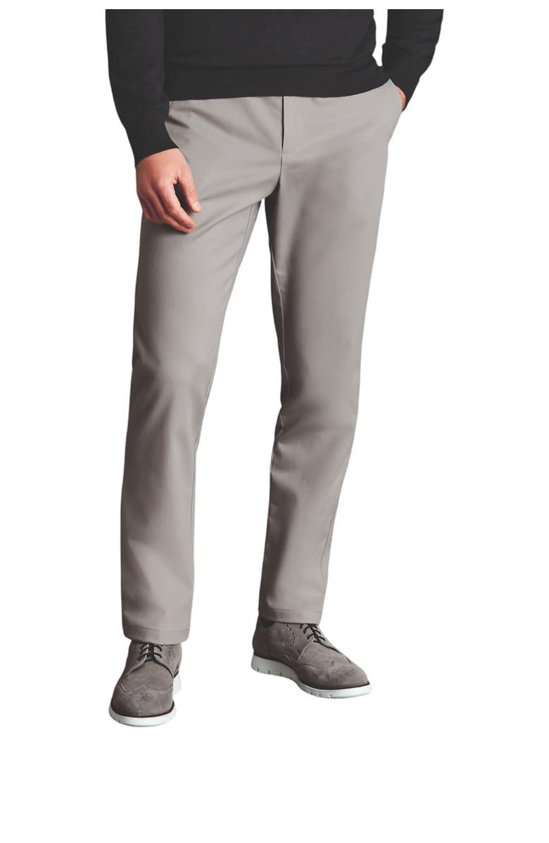 Charles Tyrwhitt Slim Fit Ultimate Non-Iron Chino, Main, color, Light Grey