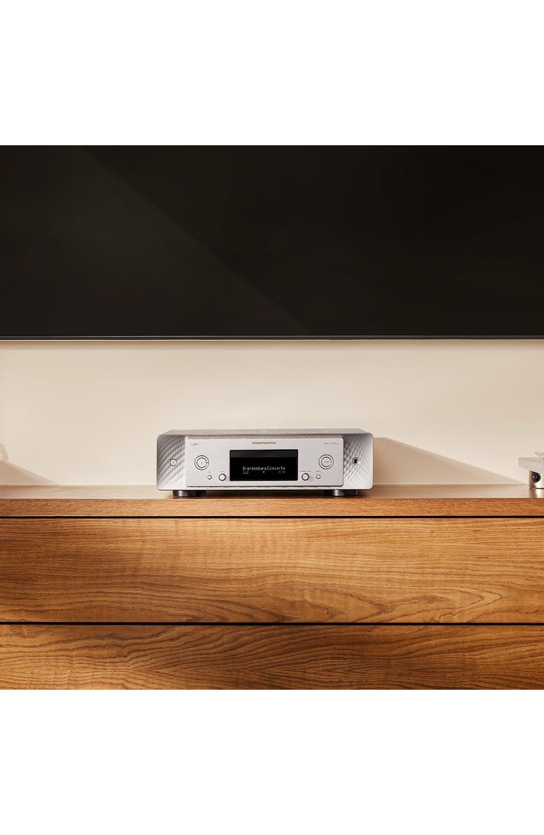 Marantz CD 50n High-Resolution Network Digital Audio and CD Player, Alternate, color, Silver