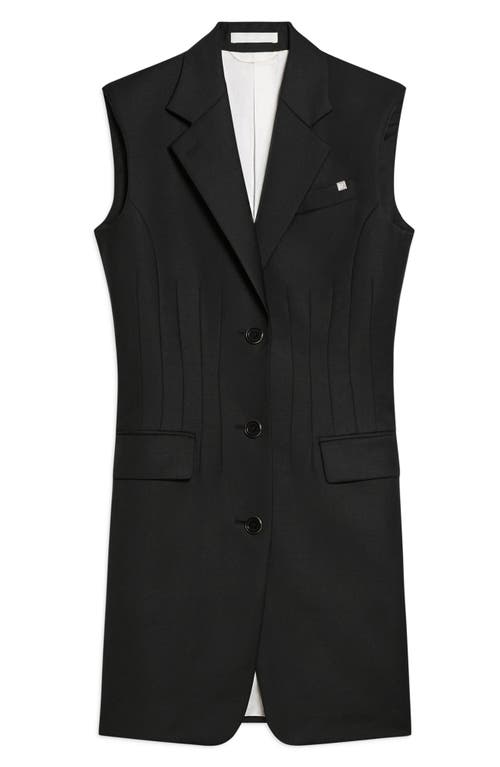 Helmut Lang Waisted Blazer Dress In Black