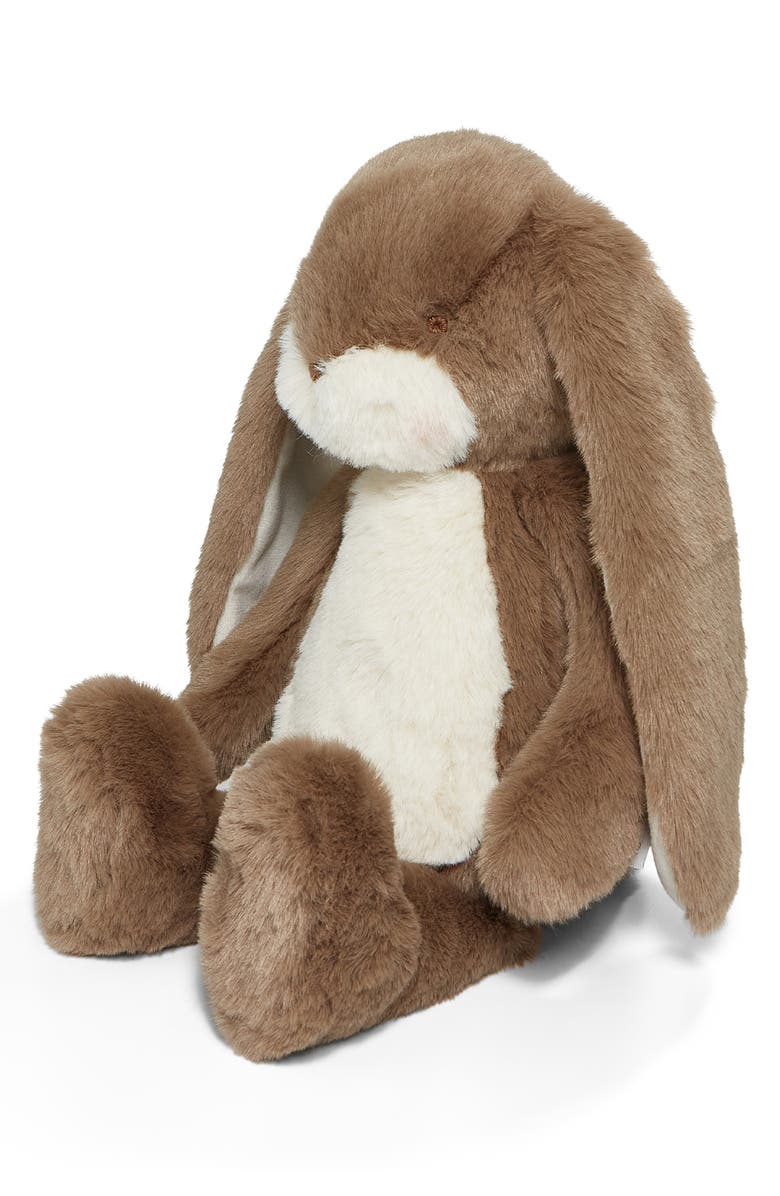 Bunnies by the Bay Little Floppy Nibble Bunny Stuffed Animal, Alternate, color, Brown