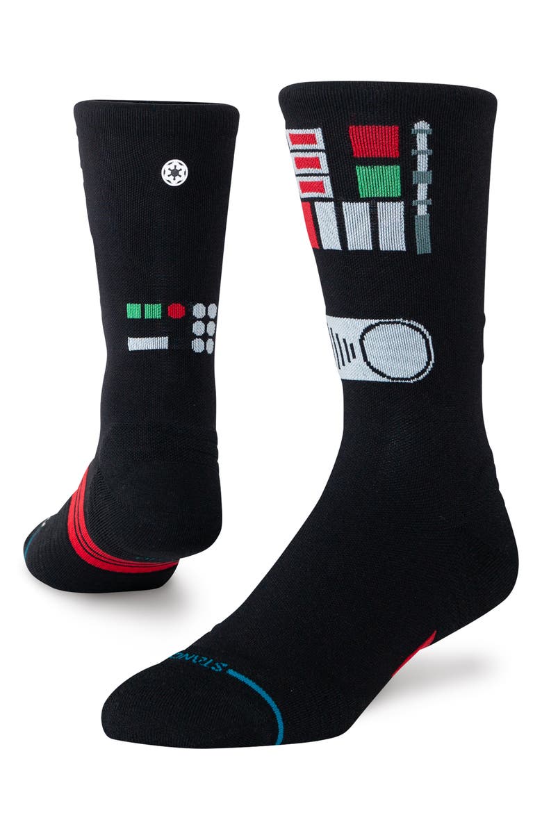 Stance Star Wars<sup>®</sup> Dark Side Crew Socks, Alternate, color, Black