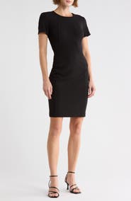 DKNY Short Sleeve Sheath Dress