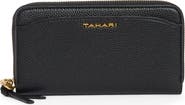 Tahari Barclay Faux Leather Zip Around Continental Wallet