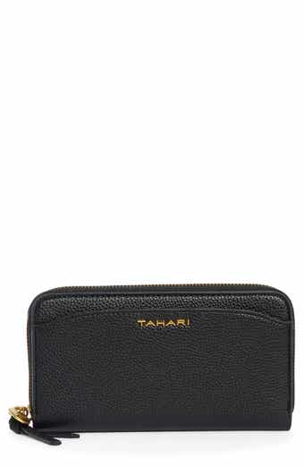 Barclay Faux Leather Zip Around Continental Wallet