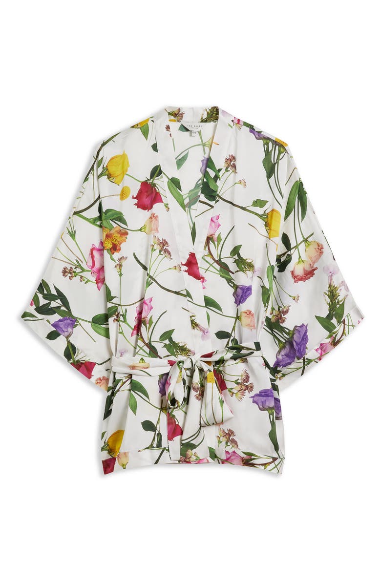 Ted Baker London Paulaah Floral Ruana, Alternate, color,