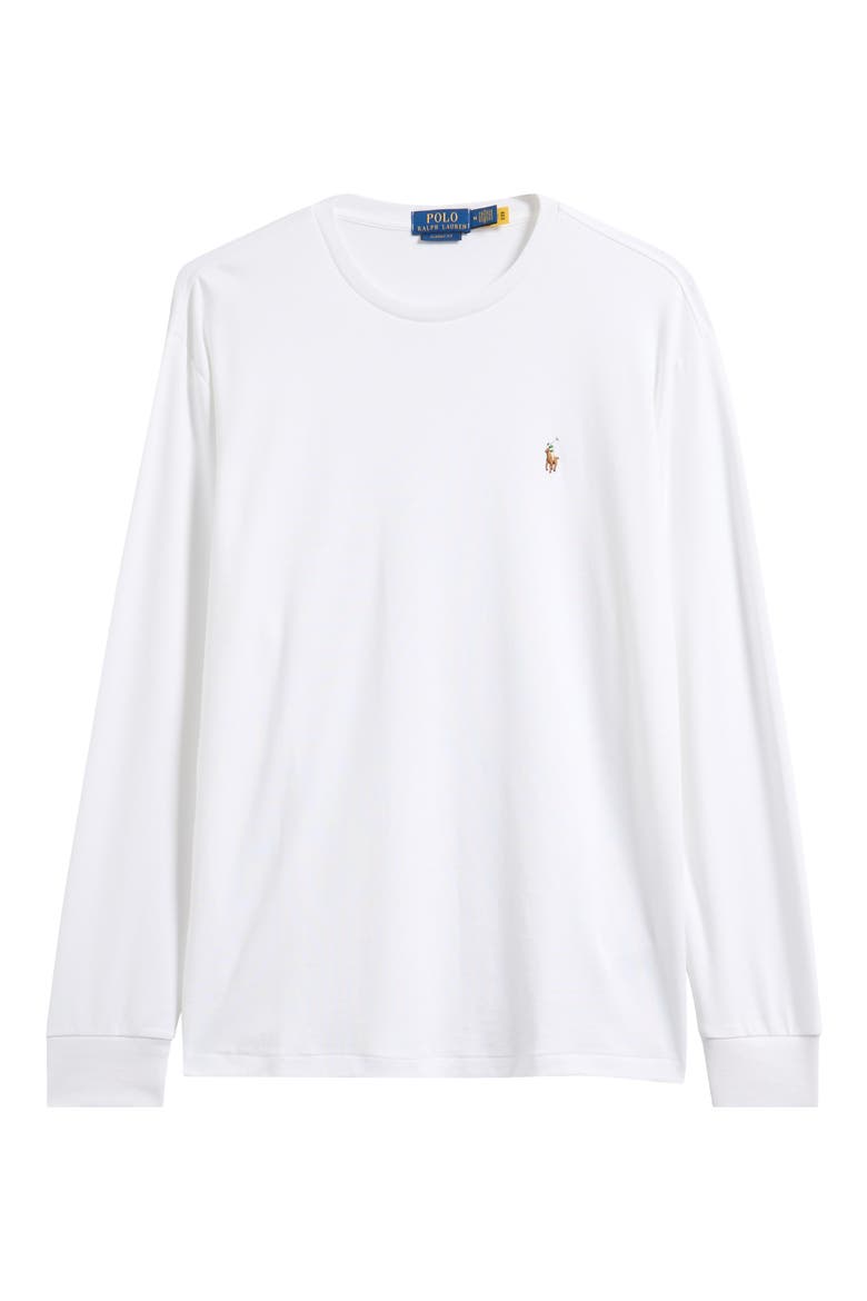 Soft Touch Long Sleeve T-Shirt, Alternate, color, WHITE