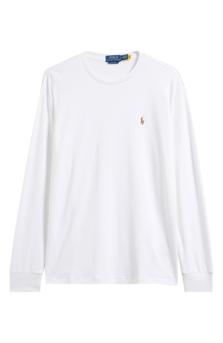 Polo Ralph Lauren Soft Touch Long Sleeve T-Shirt, Alternate, color, White