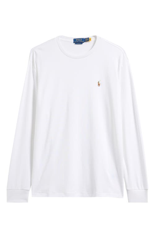Polo Ralph Lauren Soft Touch Long Sleeve T-shirt In White