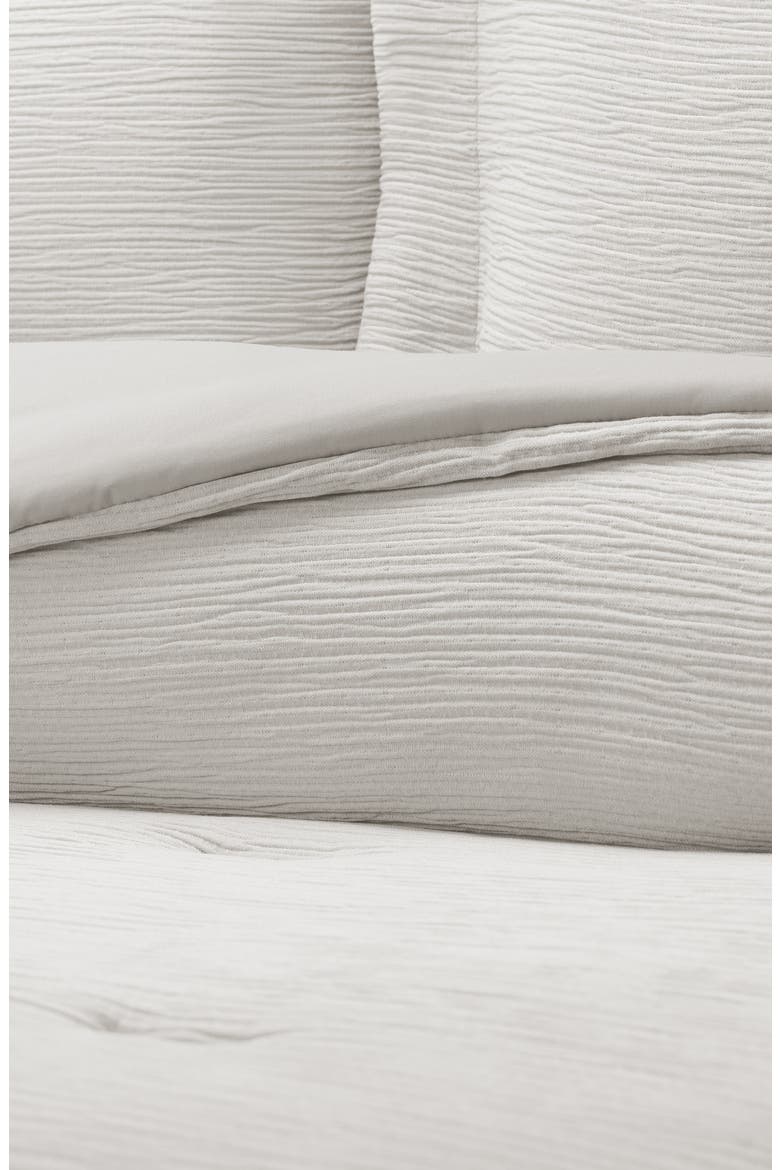 Double Gauze 3-Piece Comforter Set, Alternate, color, DUNE