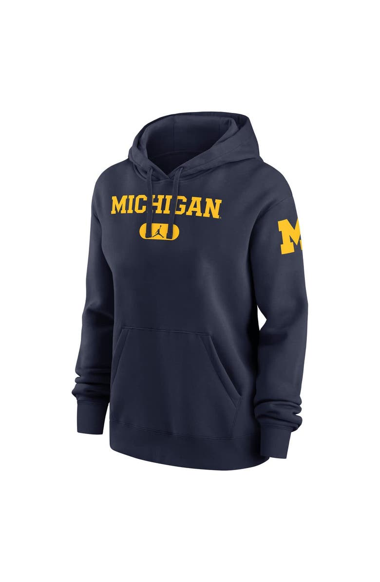 Jordan Brand Women's Jordan Brand  Navy Michigan Wolverines Phoenix Pullover Hoodie, Alternate, color, 