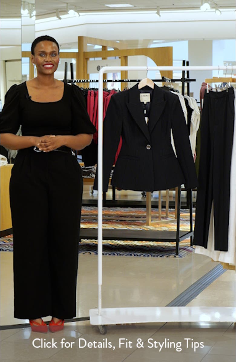 Therese Cinch Waist Blazer, sales video thumbnail