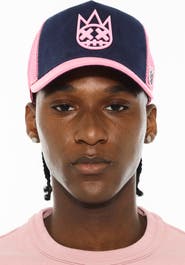 Cult of Individuality Logo Mesh Back Suede Trucker Hat