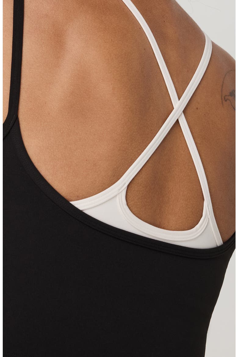 Daily Layered Crop Tank Top, Alternate, color, BLACK