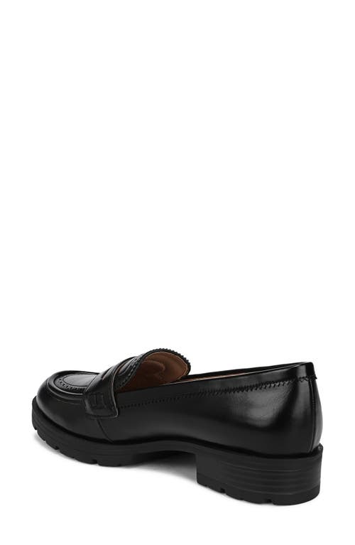 Lifestride London 3 Platform Penny Loafer In Black