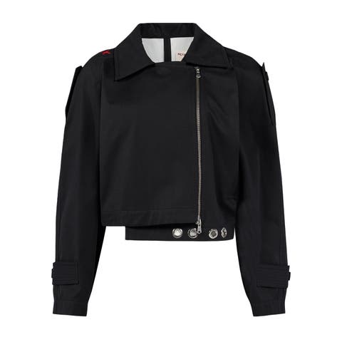 Free Heaven Cropped Waterproof Trenchcoat