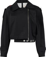 PCFG Free Heaven Cropped Waterproof Trenchcoat