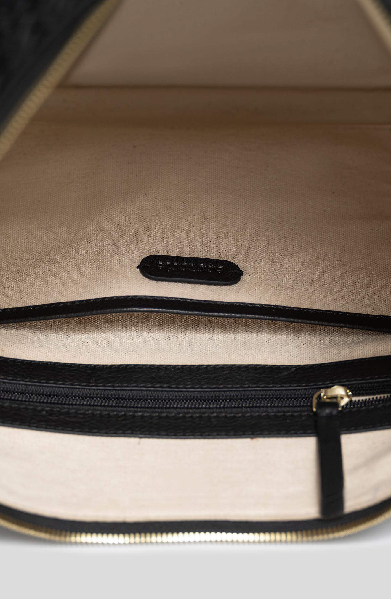 Écotorie Frisco Woven Shoulder Bag, Alternate, color, Black