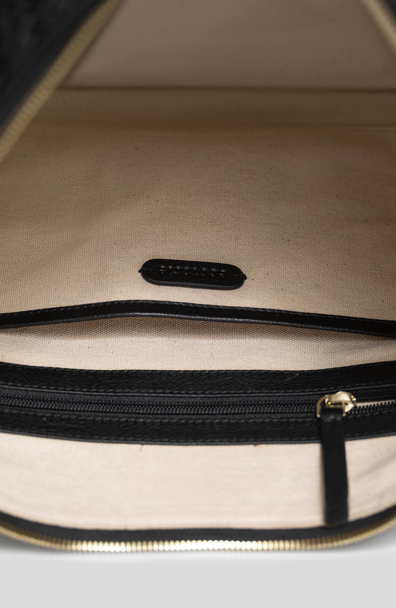 Écotorie Frisco Woven Shoulder Bag, Alternate, color, Black