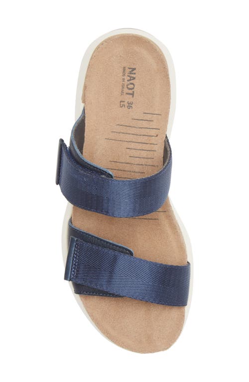 Naot Calliope Slide Sandal In Navy