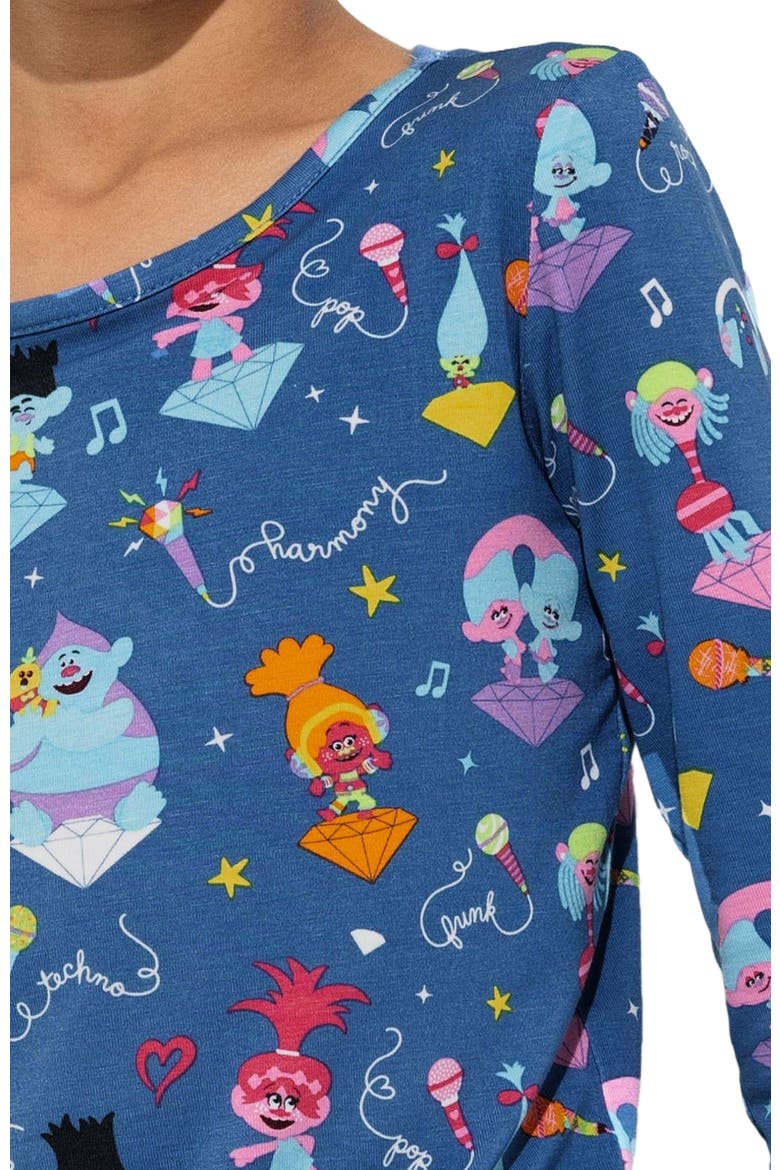 Kids' Trolls Music Set of 2 Piece Pajamas, Alternate, color, Trolls Music