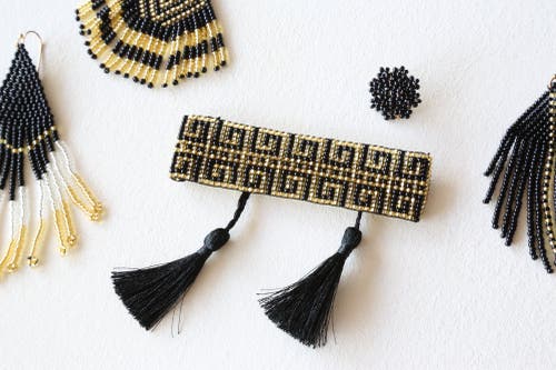 Fosterie Key Cuff Bracelet In Black