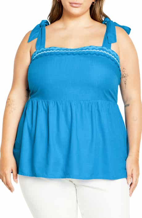 City Chic Paradiso Tie Strap Tank