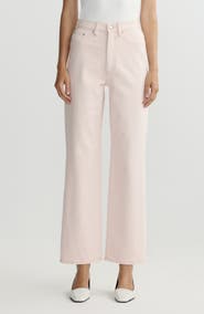 DL1961 Karmine Refined Wide Leg High Waist Ankle Jeans