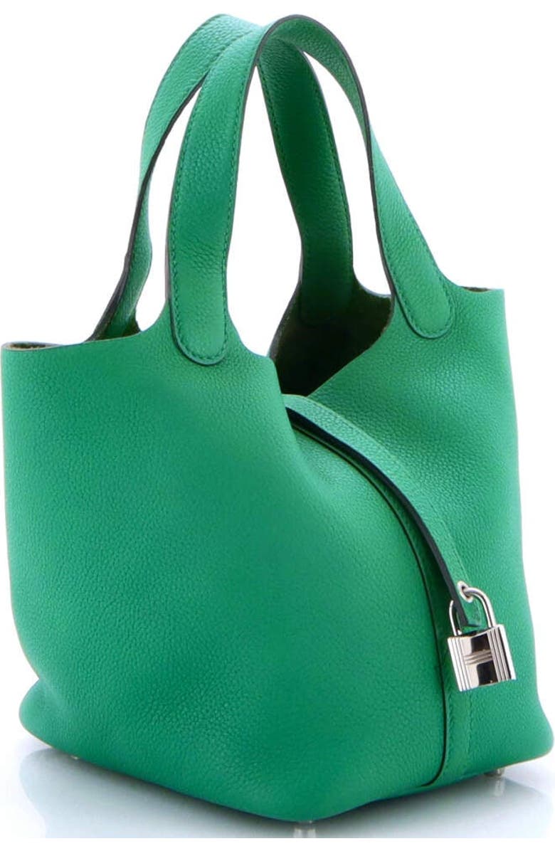 Pre-Owned Hermes Picotin Lock Bag Maurice PM, Alternate, color, Vert Jade