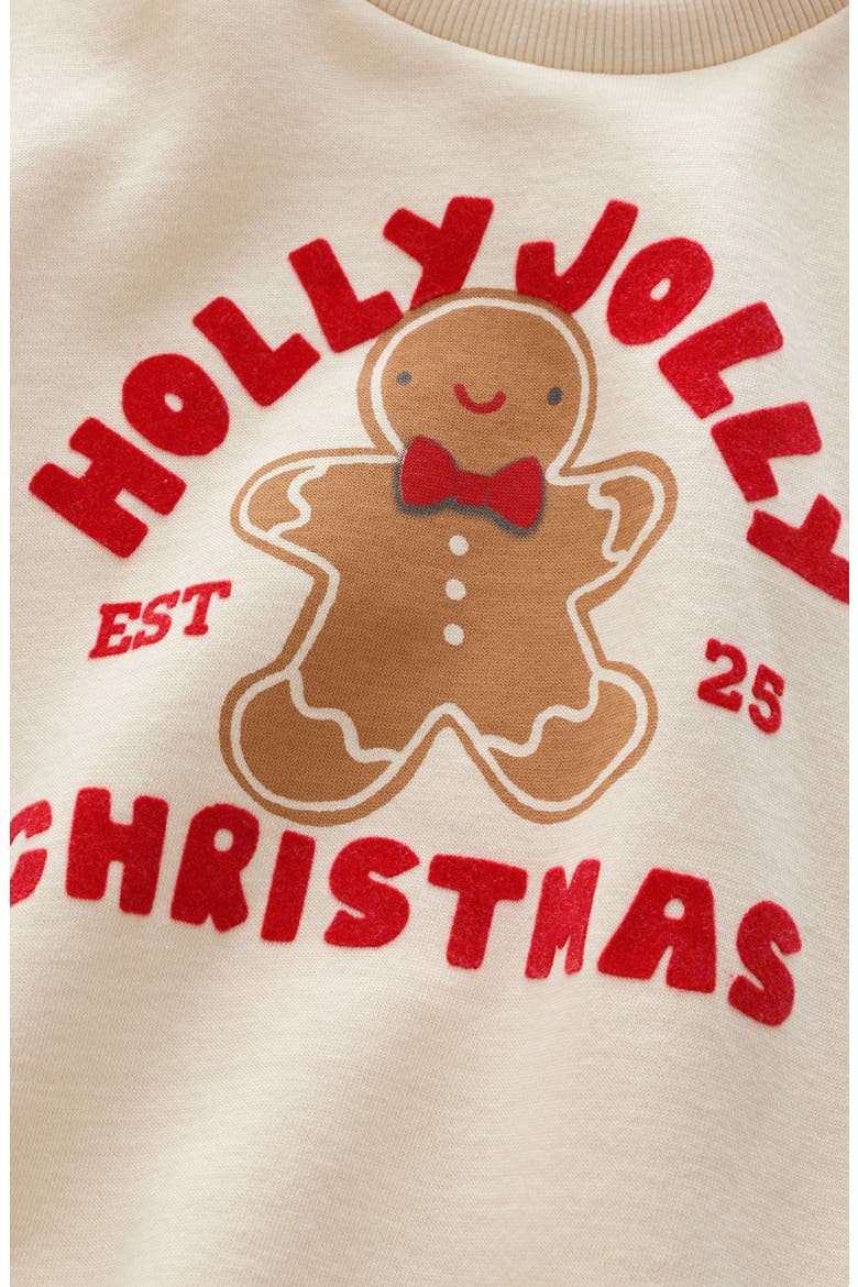 Kids' Christmas Graphic Sweatshirt, Alternate, color, NEUTRAL