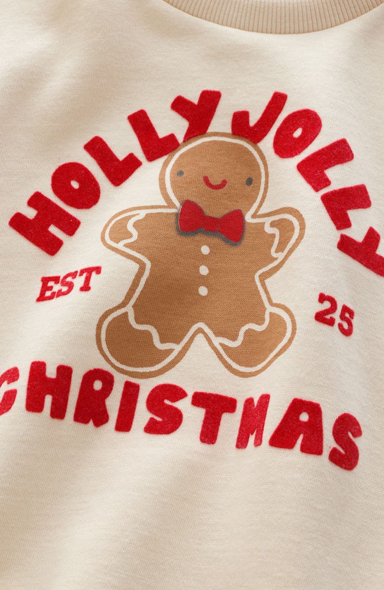 NEXT Kids' Christmas Graphic Sweatshirt, Alternate, color, Neutral