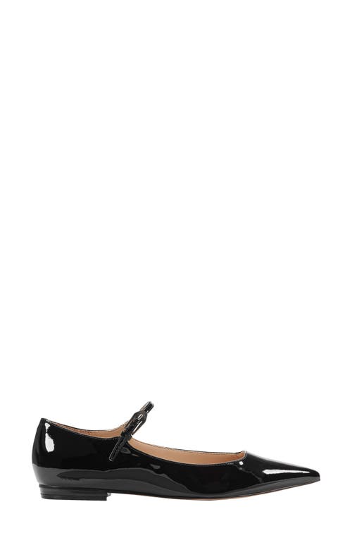 Marc Fisher Ltd Trella Mary Jane Pointed Toe Flat In Black