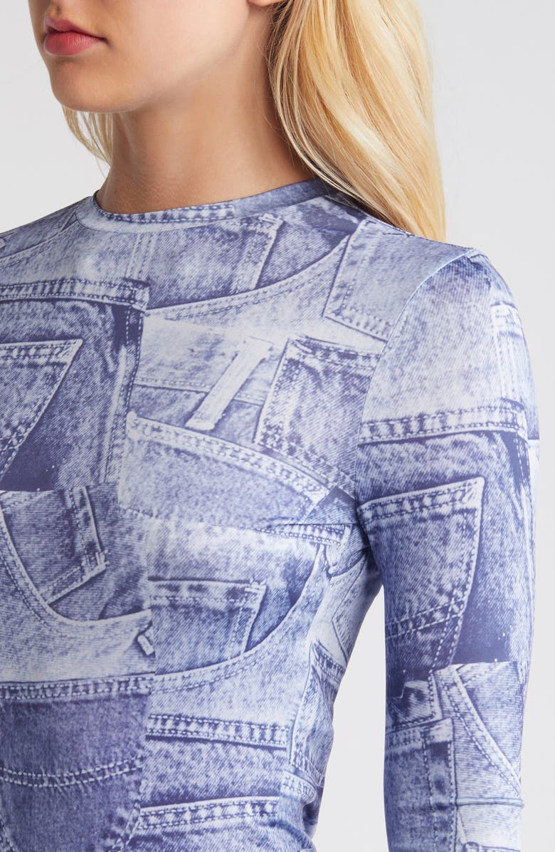 SOMETHING NEW Denny Long Sleeve Maxi Dress, Alternate, color, 