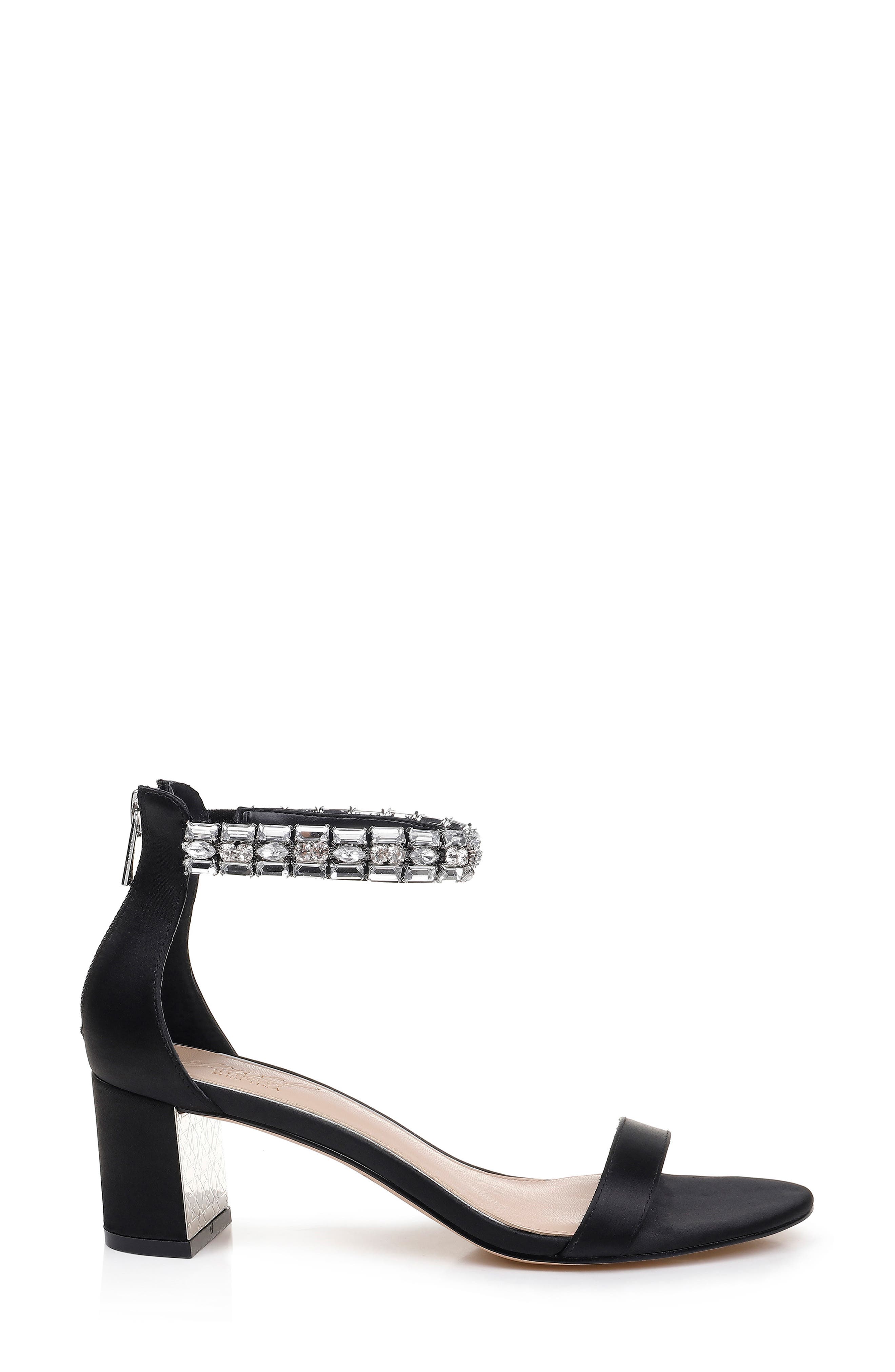 Jewel Badgley Mischka Katerina Ankle Strap Sandal, Alternate, color, 