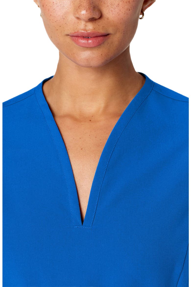 Calix Women's 2-Pocket Tailored V-Neck Scrub Top, Alternate, color, Royal Blue